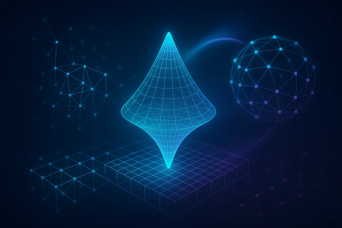 Abstract illustration for: A Margolus-Levitin speed limit for observables: mean energy bounds expectation-value change quadratically