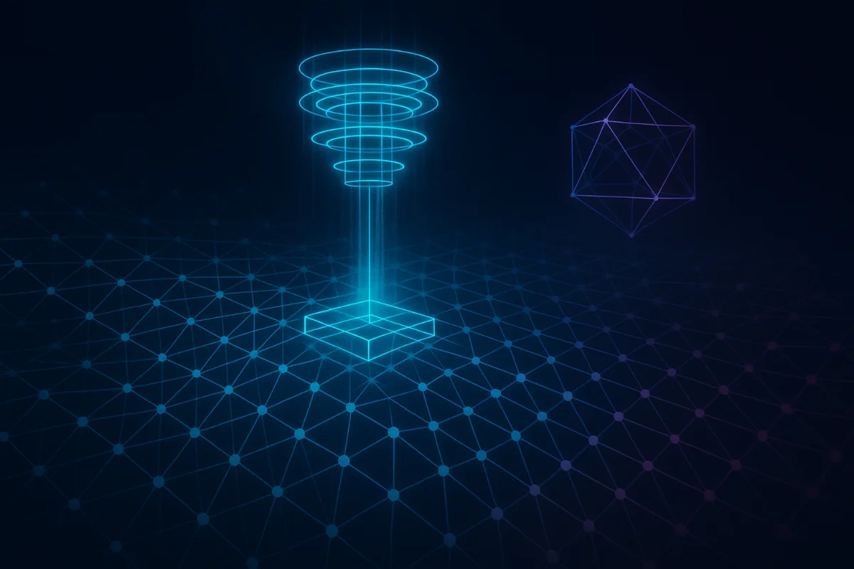 Abstract illustration for: Proof of a positive coherent-error threshold for topological quantum codes